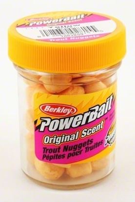 Picture of Berkley BPNY PowerBait Biodegradable Power Nuggets Yellow 1.1oz Jar