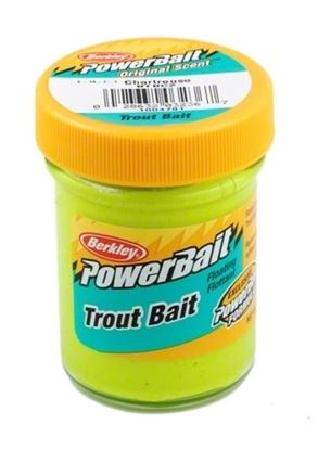Picture of Berkley BTBC2 PowerBait Trout Bait Chartreuse 1.75oz Jar (034526)