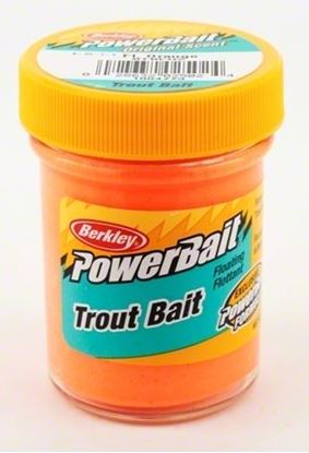 Picture of Berkley BTBFO2 PowerBait Trout Bait Fl. Orange 1.75oz Jar (112126)
