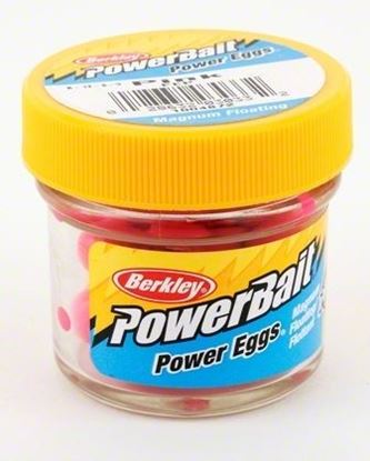 Picture of Berkley FEP PowerBait Power Eggs Floating Magnum Pink 1oz Jar (112088)