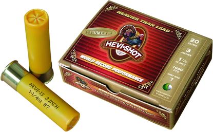 Picture of HEVI-Shot 306 HEVI-13 Shotshell 20 GA, 3 in, No. 6, 1-1/4oz, 1090fps, 5 Rnds per Box