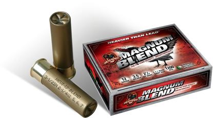 Picture of HEVI-Shot 41205 Magnum Blend Shotshell 12 GA, 3-1/2 in, No. 5,6,7 shot, 2-1/4oz, 1200 fps, 5 Rnd per Box