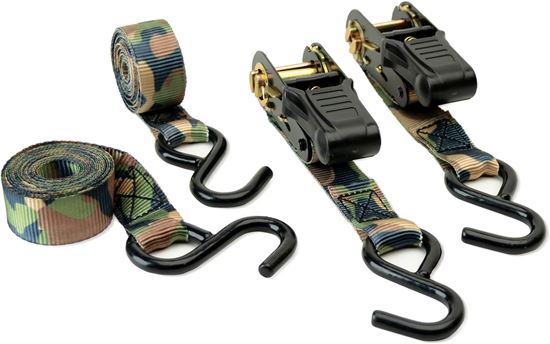 Picture of HME HME-RS-4PK Camoufage Ratchet Tie Down-4Pk