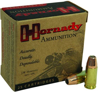 Picture of Hornady 90282 Custom Pistol Ammo 9MM, XTP, 147 Gr, 975 fps, 25 Rnd, Boxed