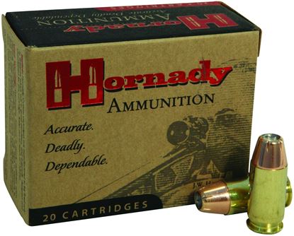 Picture of Hornady 9112 Custom Pistol Ammo 45 ACP, XTP, 200 Gr, 900 fps, 20 Rnd, Boxed
