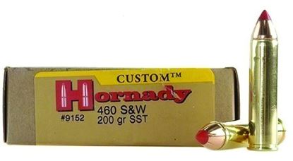 Picture of Hornady 9152 Custom Pistol Ammo 460 S&W, FTX, 200 Gr, 2200 fps, 20 Rnd, Boxed