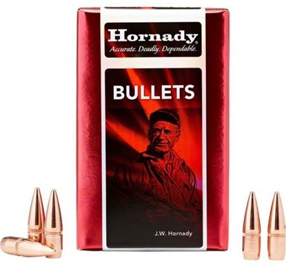 Picture of Hornady 40047 Pistol Bullets 10MM .400 180 Gr FMJ-FP