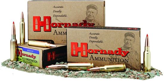 Picture of Hornady 82300 Match Rifle Ammo 338 Lapua Mag 285 Gr, Eld Match, 20 Rnd