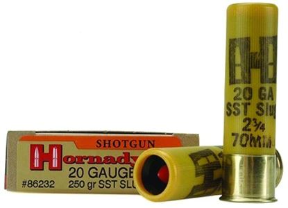 Picture of Hornady 86232 SST Shotgun Slugs 20 GA, 2-3/4 in, 37/64oz, 1800 fps, 5 Rnd per Box