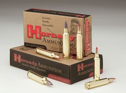 Picture of Hornady 83206 Superformance Varmint Rifle Ammo 204 RUG, V-MAX, 40 Grains, 3900 fps, 20, Boxed