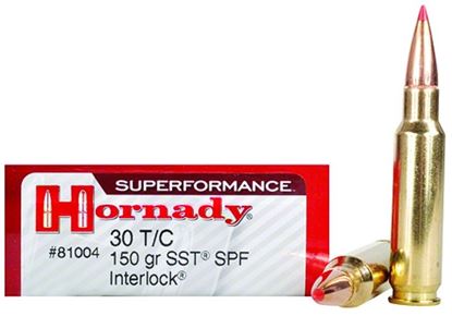 Picture of Hornady 81004 Superformance Rifle Ammo 30 TC, SST, 150 Grains, 3000 fps, 20, Boxed