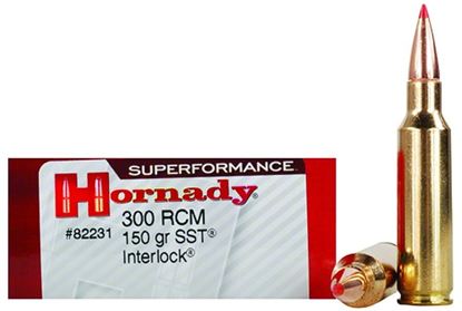 Picture of Hornady 82231 Superformance Rifle Ammo 300 RCM, SST, 150 Grains, 3310 fps, 20, Boxed