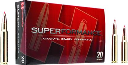 Picture of Hornady 80463 Superformance Rifle Ammo 243 WIN, SST, 95 Grains, 3185 fps, 20, Boxed
