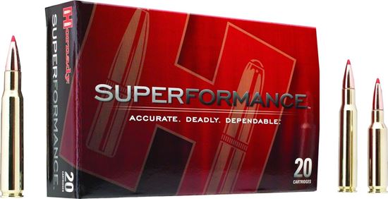 Picture of Hornady 80463 Superformance Rifle Ammo 243 WIN, SST, 95 Grains, 3185 fps, 20, Boxed