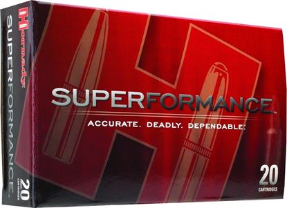 Picture of Hornady 81453 Superformance Rifle Ammo 25-06 REM, SST, 117 Grains, 3110 fps, 20, Boxed