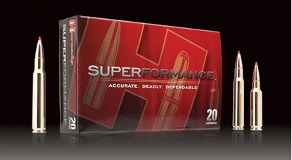 Picture of Hornady 81496 Superformance Rifle Ammo 6.5 CREED, SST, 129 Grains, 2950 fps, 20, Boxed