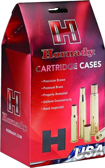 Picture of Hornady 86280 Unprimed Rifle Cartridge Case 6MM CREEDMOOR, 50 Pack