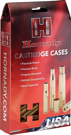 Picture of Hornady 8601 Unprimed Rifle Cartridge Case 218 BEE, 50 Pack