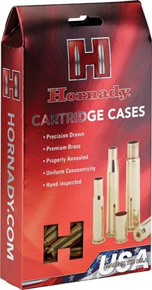 Picture of Hornady 86701 Unprimed Rifle Cartridge Case 300 WSM**, 50 Pack