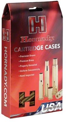 Picture of Hornady 86381 Unprimed Rifle Cartridge Case 280 Ackley Imp, 50 Pack