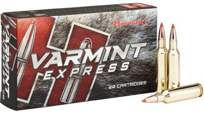 Picture of Hornady 81393 Varmint Express Rifle Ammo 6mm Creedmoor 87 Gr V-MAX, 3210 fps, 20, Boxed