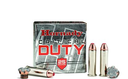 Picture of Hornady 90511 Critical Duty Pistol Ammo 357 MAG, FlexLock, 135 Gr, 1275 fps, 25 Rnd, Boxed