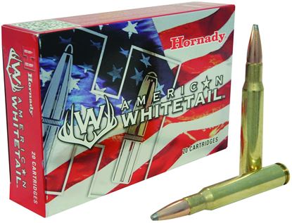Picture of Hornady 80801 American Whitetail Rifle Ammo 30-30 WIN, InterLock, 150 Grains, 2390 fps, 20, Boxed