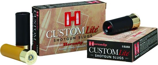 Picture of Hornady 86233 Custom Lite Shotgun Slugs 20 GA, 2-3/4 in, 37/64oz, 1600 fps, 5 Rnd per Box
