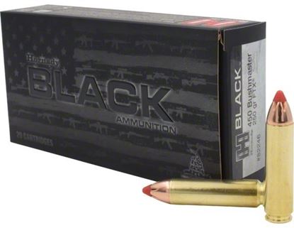 Picture of Hornady 82246 BLACK Rifle Ammo 450 BUSHMASTER 250 Gr FTX, 20 Rnd
