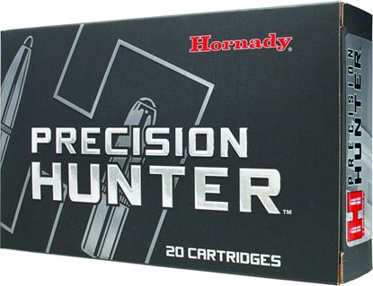 Picture of Hornady 80636 Precision Hunter Rifle Ammo 7mm Rem Mag 162Gr ELD-X 20Rnd