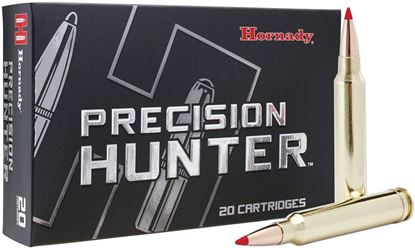 Picture of Hornady 80536 Precision Hunter Rifle Ammo 270 WIN 145 Gr ELD-X 20Rnd