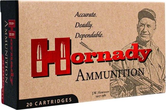 Picture of Hornady 83028 Custom Rifle Ammo 22 Hornet 45Gr SP Match 50Rnd