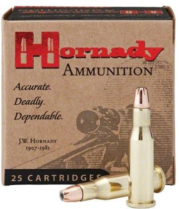 Picture of Hornady 8307 Custom Rifle Ammo 218 BEE 45 Gr HP, 25 Rnd
