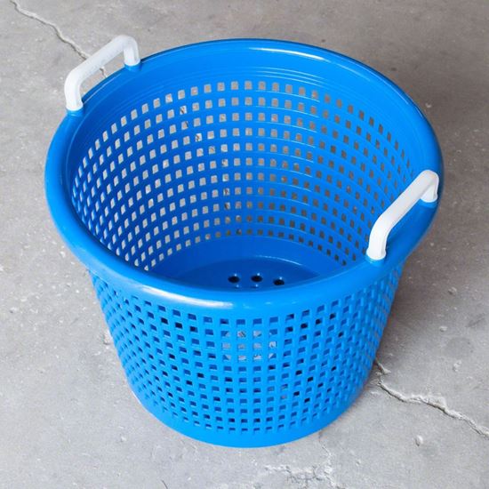 Picture of Joy Fish FISHBASKET-BLUE Fish Basket HD Blue Plastic Basket with Handles 40Lb Capacity