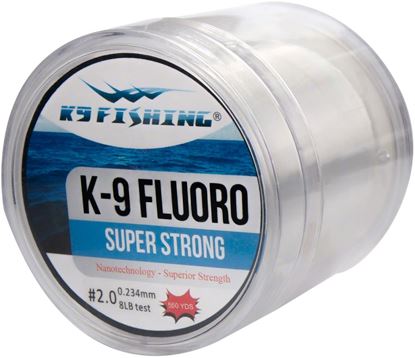 Picture of K9 550-12lb-CL Clear Fluoro Line
