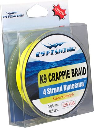 Picture of K9 125-5lb-CRBR Crappie Braid