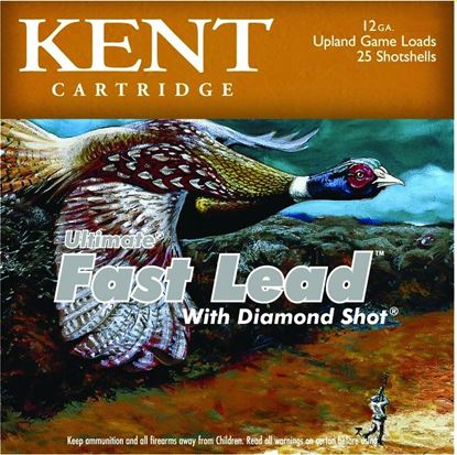 Picture of Kent K122UFL40-6 Ultimate Fast Lead Diamond Shot Upland Shotshell 12 GA, 2-3/4 in, No. 6, 1-3/8oz, 4-1/2 Dr, 1475 fps