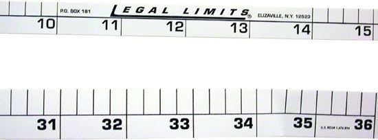 Picture of Legal Limits Rod & Boat Ruler Tape Measures