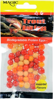 Picture of Magic 3155 Trout Bait Eggs Mixed 1 oz Bag (141625)