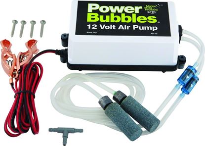 Picture of Marine Metal B-15 Power Bubbles Air Pump 12V DC 360 GPH for 10-25 Gallon