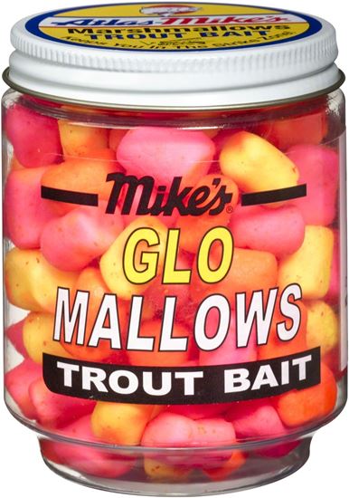 Picture of Mike's 5023 Glo Mallows Assorted/Cheese 1.5oz Jar