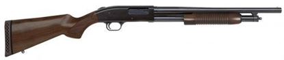 Picture of Mossberg Firearms 500 Pump 12 Ga 18.5" Persuader Walnut Stock