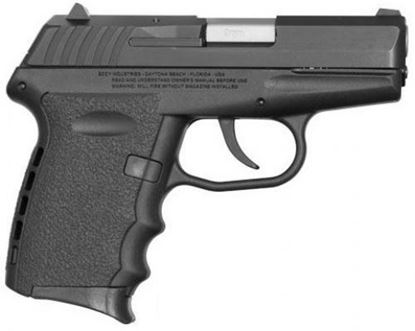 Picture of SCCY 9mm 3.1" 10+1 3-Dot Adj Rear Black