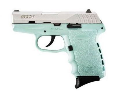 Picture of SCCY CPX-2 TSSB 9mm Poly Aqua/Satin Dao 2 Mags