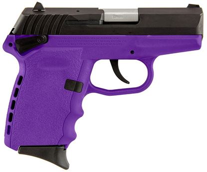 Picture of SCCY CPX-1 CBPU 9mm Poly Purple/Black Dao W/Safety