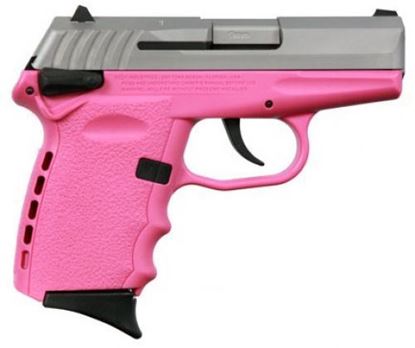 Picture of SCCY 9mm 3.1" 10+1 3 Dot Adj Compact Pink