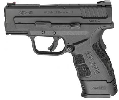 Picture of Springfield Armory XD-9 SC Mod 2 9mm 3" Black