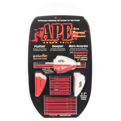 Picture of APE Std Offset Red 6pk w/