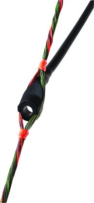 Picture of TRUGLO TG78Y Centra Xtreme Peep Sight 3/16 Black with Tubing