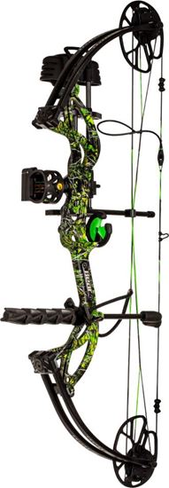 Picture of Bear Archery AV83B21047R Cruzer G2 RTH compound bow package RH 5-70lbs Moonshine Toxic